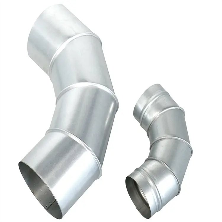 綠盛鍍鋅彎頭90度直角 碳鋼煙囪風管配件的優質選擇與廠家直供優勢